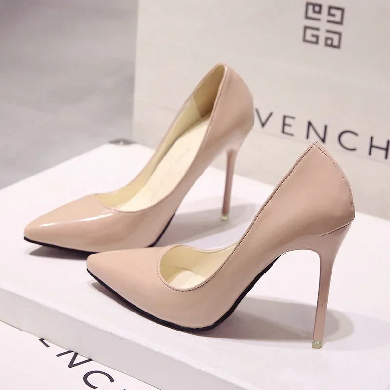 Elegant Solid Color High Heels